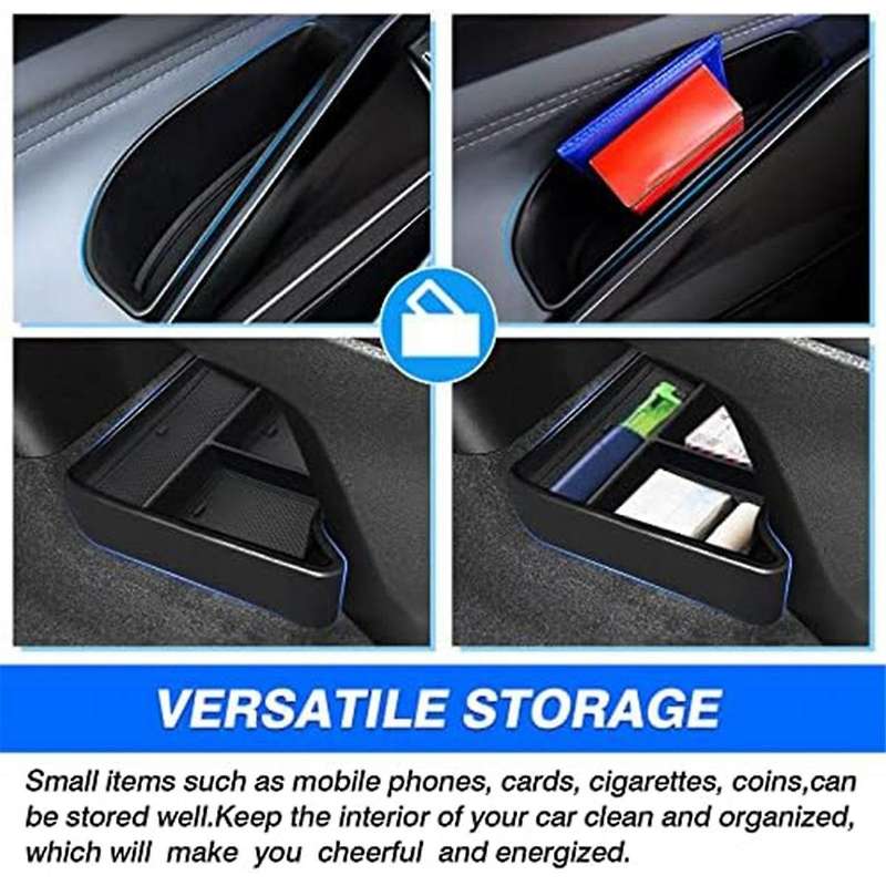 for Id.4 Id4 2021-2023 Center Console Storage Box Center Console Bottom Insert Tray Door Side Storag