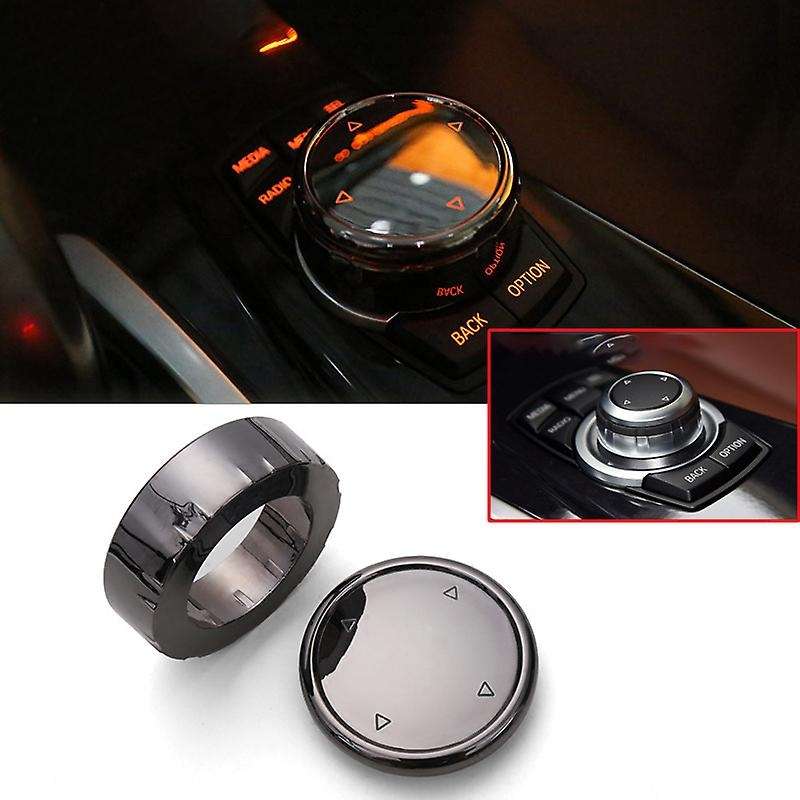 for IDrive Car Multimedia Button Cover Trim Knob Sticker for - F10 F18 F07 F20 F06 F12 F30 F01 F02 F
