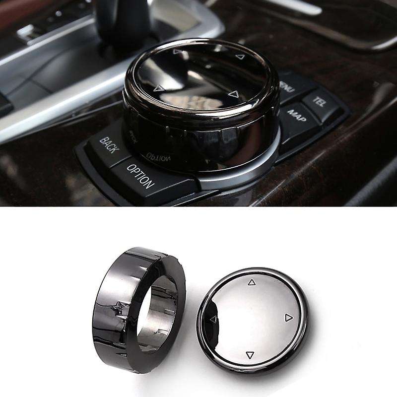 for IDrive Car Multimedia Button Cover Trim Knob Sticker for - F10 F18 F07 F20 F06 F12 F30 F01 F02 F