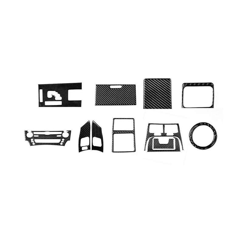 for Is Is250 Is300 Is350c 2006-2012 Carbon Fiber Interior Cover Full Set Sticker Decal Accessories