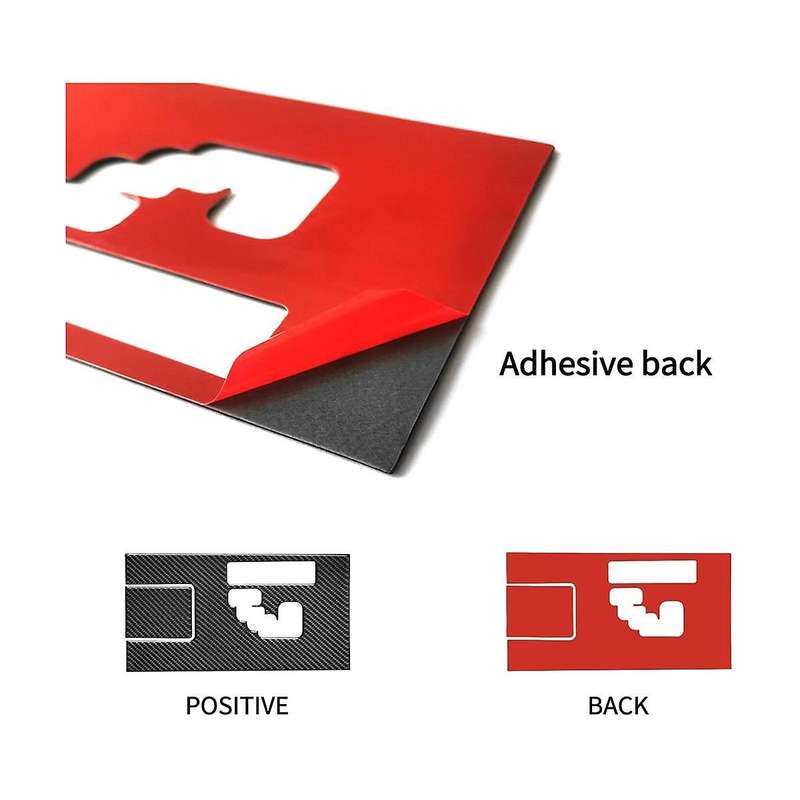 for Is Is250 Is300 Is350c 2006-2012 Carbon Fiber Console Gear Panel Cover Frame Decal Accessories