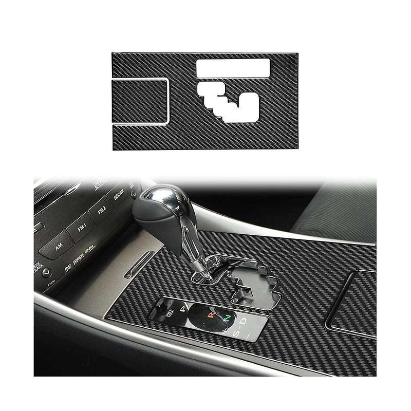for Is Is250 Is300 Is350c 2006-2012 Carbon Fiber Console Gear Panel Cover Frame Decal Accessories