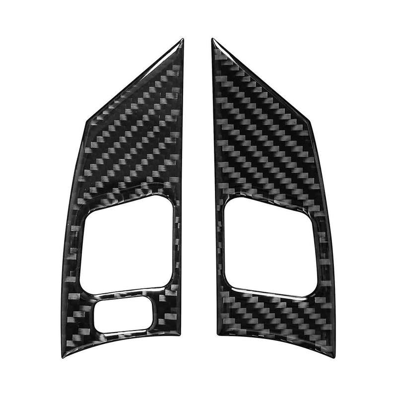 for Is Is250 Is300 Is350c 2006-2012 Carbon Fiber Steering Wheel Button Frame Cover Sticker Accessor
