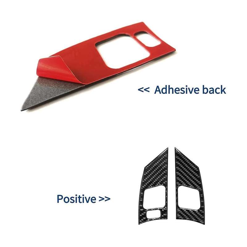 for Is Is250 Is300 Is350c 2006-2012 Carbon Fiber Steering Wheel Button Frame Cover Sticker Accessor