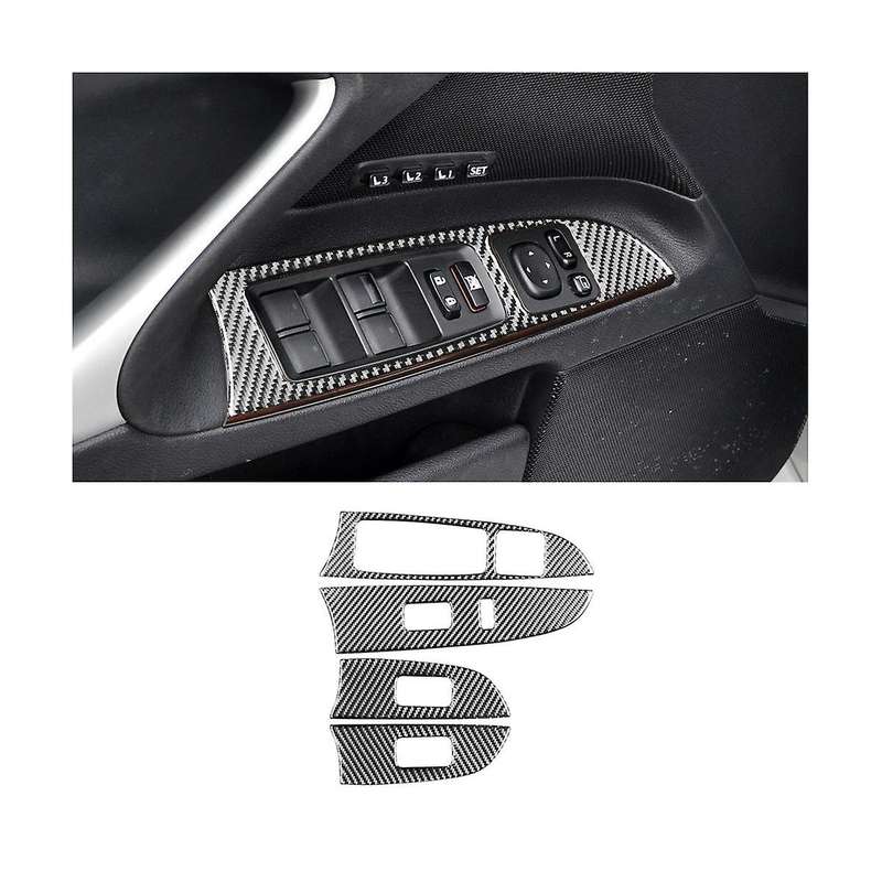 for Is Is250 Is300 Is350c 2006-2012 Carbon Fiber Lift Control Frame Cover Sticker Decal Accessories