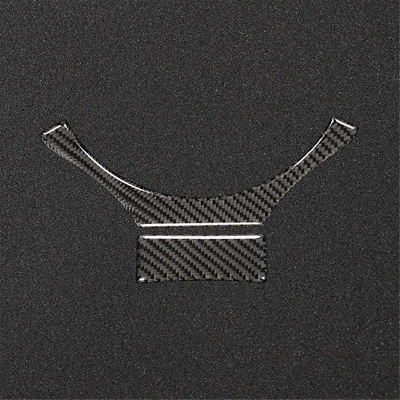 for IS250 IS200T IS300 IS350 2013-2019 Carbon Fiber Car Steering Wheel Panel Cover Decal Trim Access