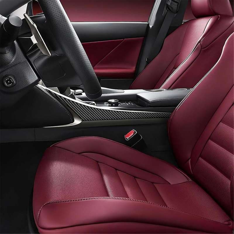 for Is250 Is200t Is300 Is350 2013-2019 Carbon Fiber Center Console Side Gear Shift Frame Cover Trim