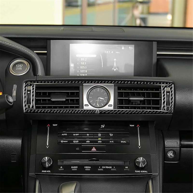 for Is250 Is200t Is300 Is350 2013-2019 Carbon Fiber Center Console Frame Cover Decal Trim Accessori