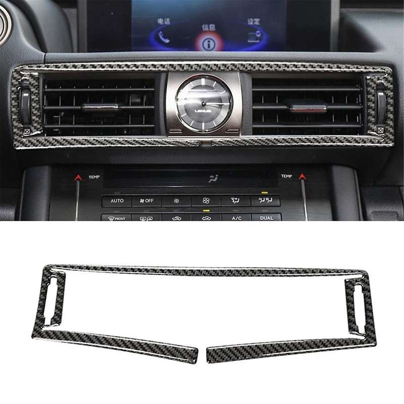 for Is250 Is200t Is300 Is350 2013-2019 Carbon Fiber Center Console Frame Cover Decal Trim Accessori