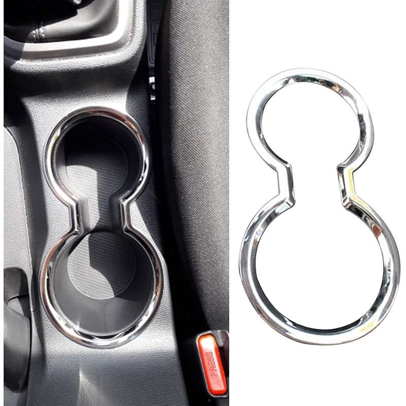 for Ix25 Car Front Water Cup Holder Stainless Steel Decoration Frame Cover Trim Accessories