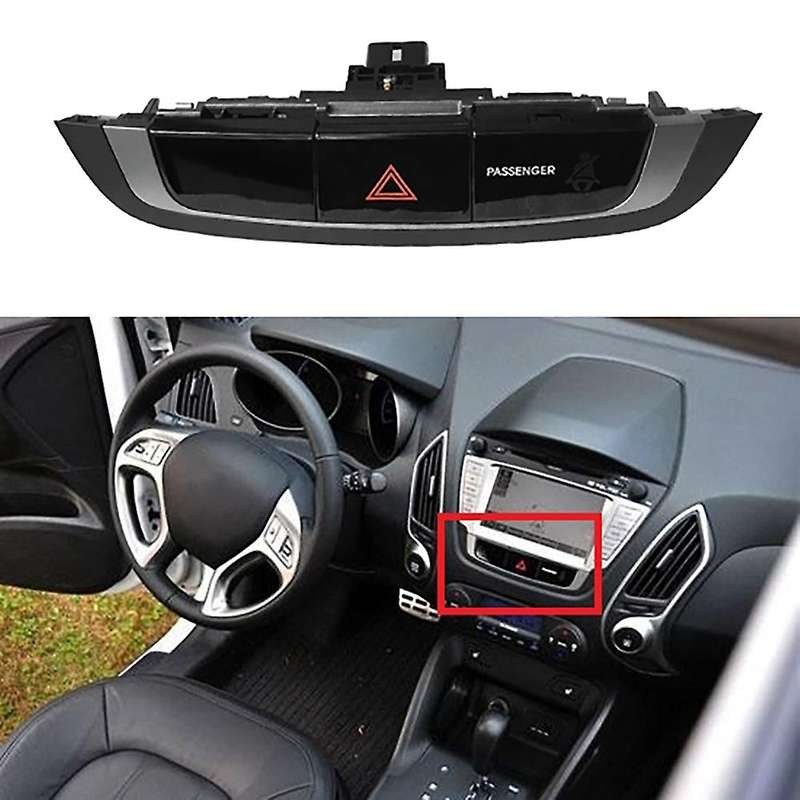 for IX35 2012-2014 Dangerous Alarm Warning Light Double Flash Switch Danger Emergency Flashing Butto