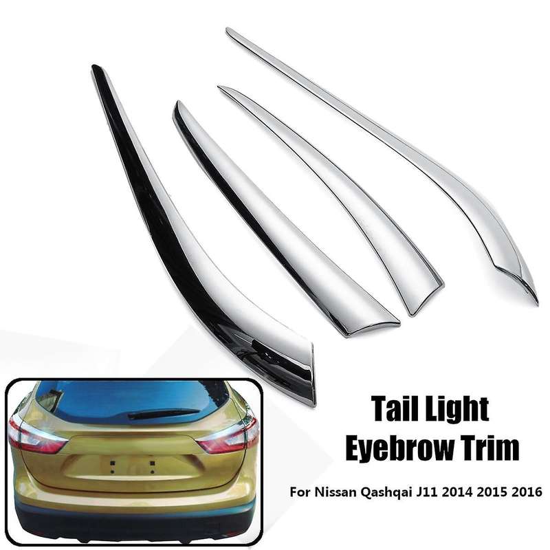 for J11 2014 2015 2016 Car Tail Lights Eyebrows Double Eyelids Styles Car Eyebrows Decorative Access