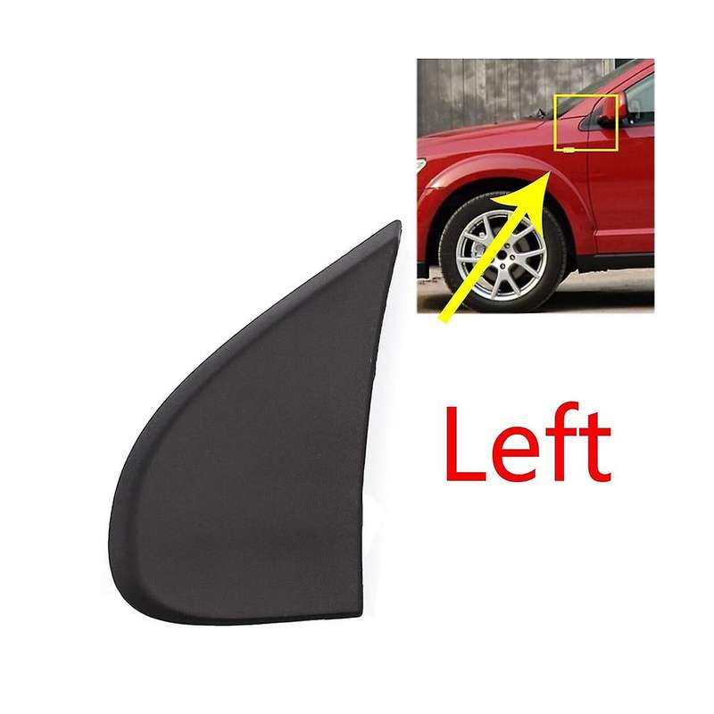 for JCUV 2009-2020 Side Mirror Birght Molding Flag Corner Triple-Cornered Cover Trim 5178150AD 51781