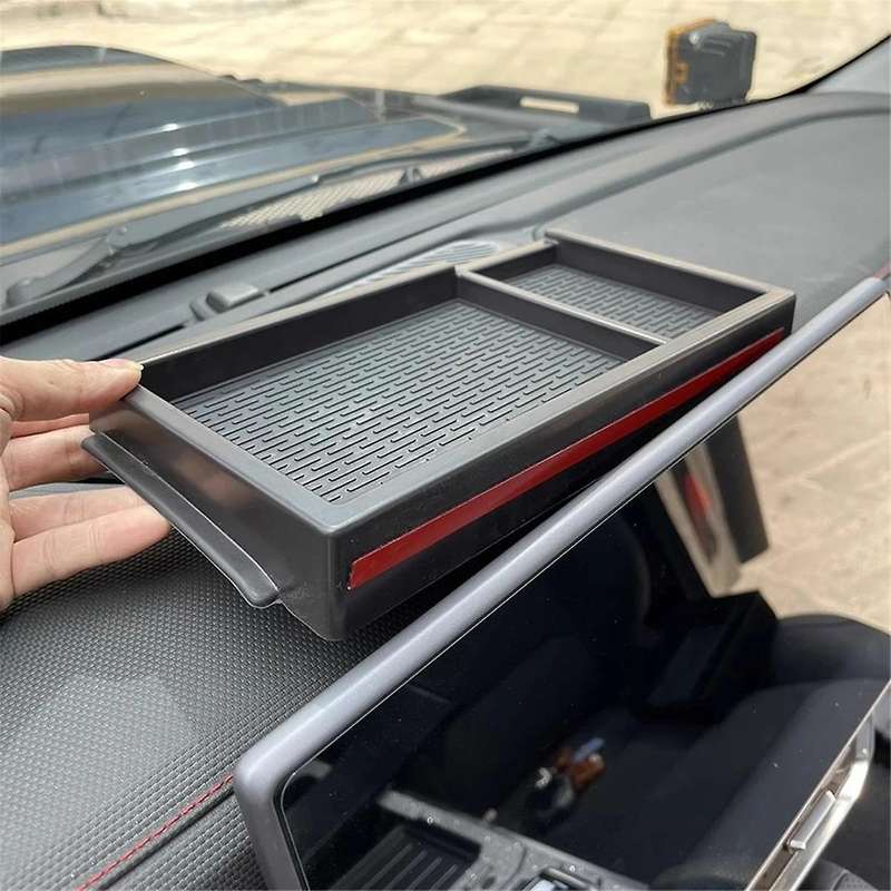 for Jetour 2023 2024 Screen Rear Storage Box Dashboard Storage Box Organizer Tray Interior Accessor