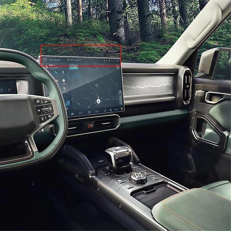 for Jetour T2 Screen Rear Storage Box Dashboard Storage Box Organizer Tray Interior Accessories
