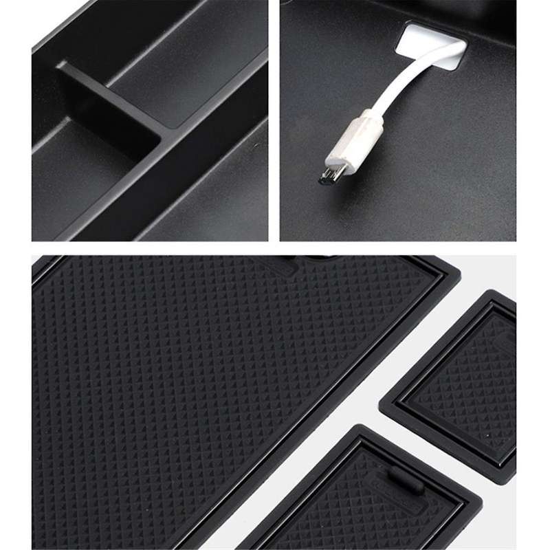 for Jetour Traveler T2 Center Console Organizer Tray Car Armrest Secondary Storage Sort Box Accessor