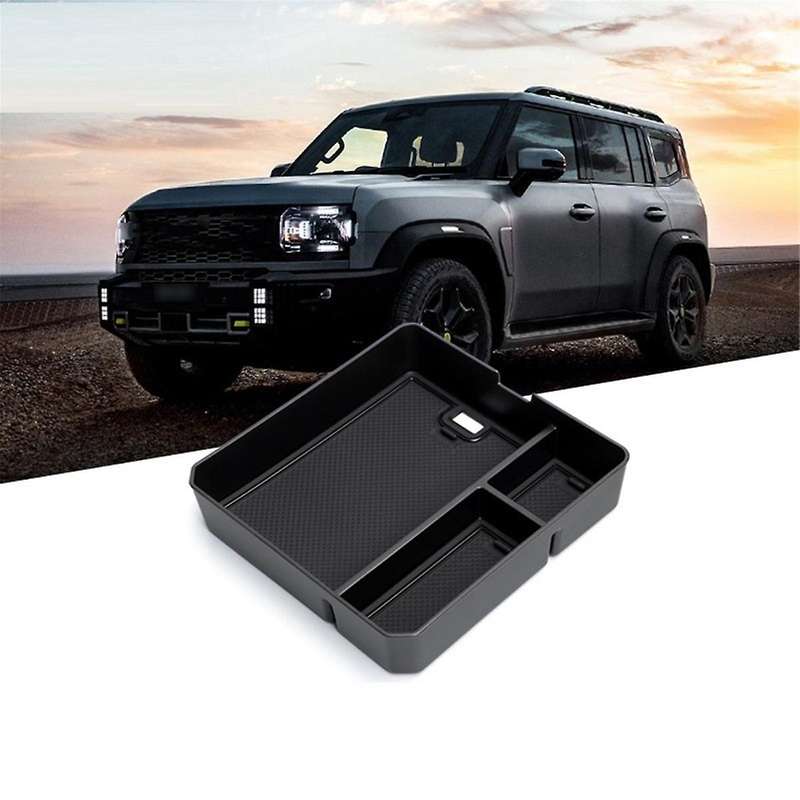 for Jetour Traveler T2 Center Console Organizer Tray Car Armrest Secondary Storage Sort Box Accessor