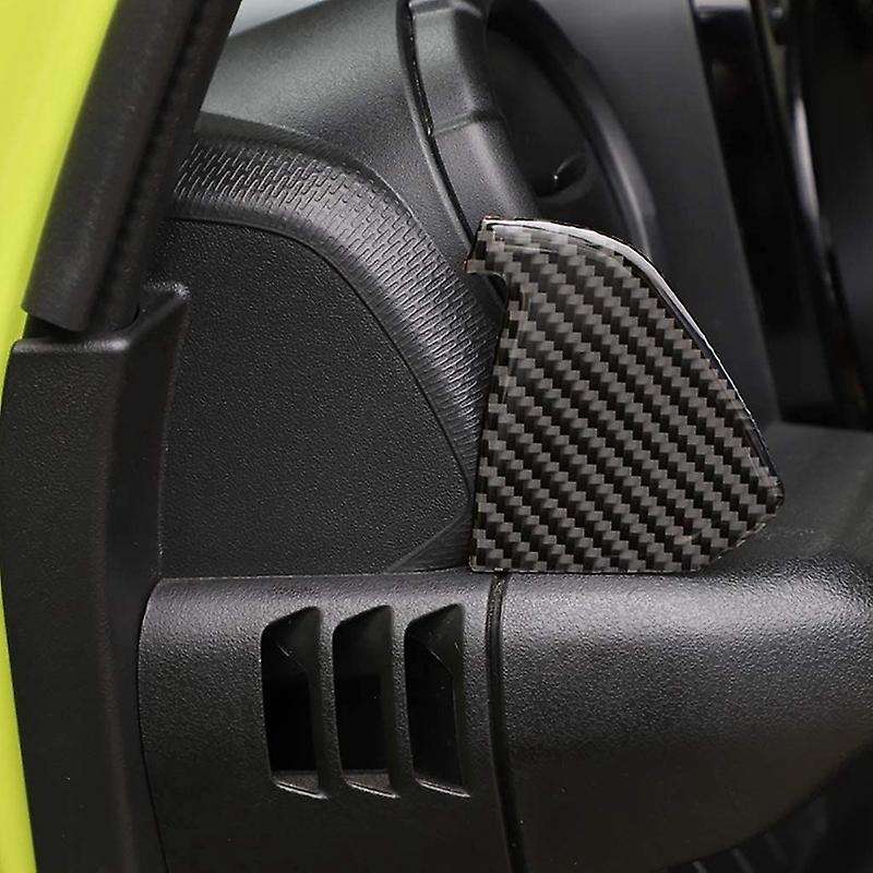 for Jimny 2019 2020 Console Side Air Outlet Decorative Stickers Car Interior Accessories Carbon Fib