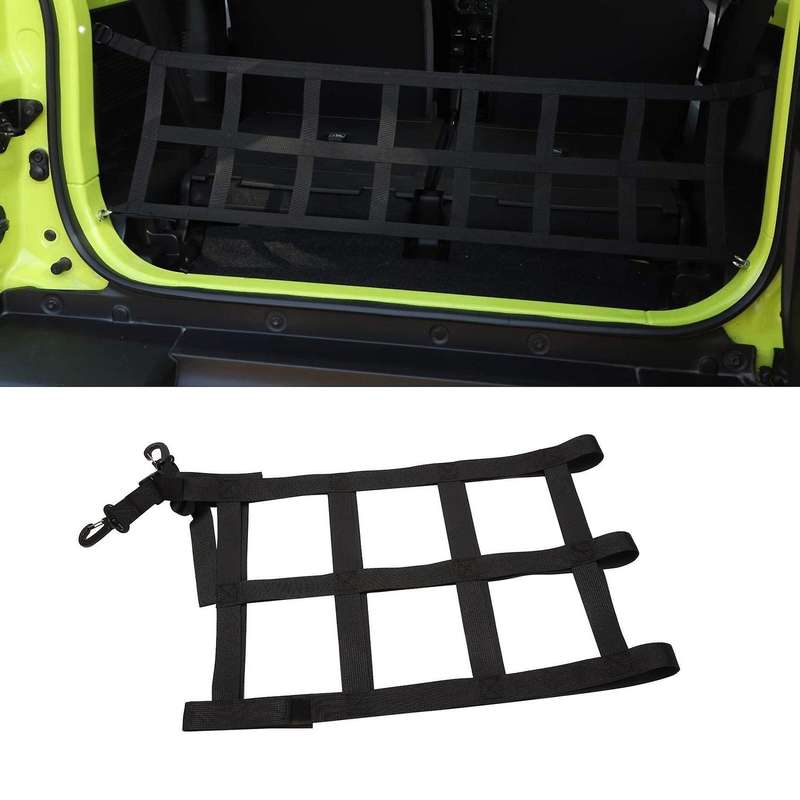 for Jimny 2019+ Black Trunk Box Net Trunk Cargo Net Organizer for Jimny 2019 2020 Accessory Stowing