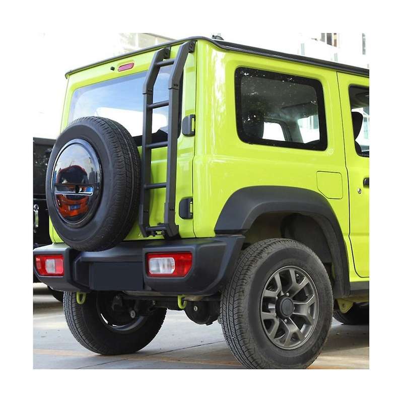 for Jimny 2019 2020 2021 2022 Jb64 Jb74 Aluminum Car Rear Tail Door Ladder Climbing Exterior Accesso