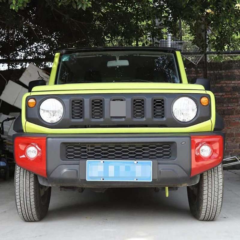for Jimny 2019 2020 2021 Front Bumper Fog Light Lamp Wrap Angle Cover Decorative Trim Car Exterior A