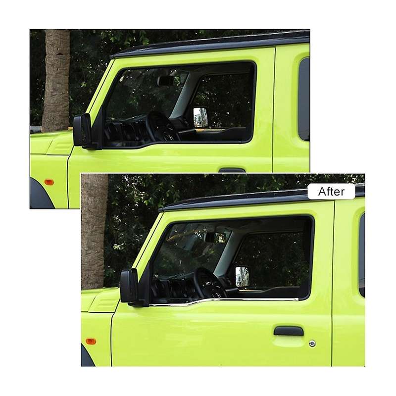 for Jimny Car Front Window Decoration Strips Trim for Jimny 2019 2020 2021 2022 Accessories , Chrome