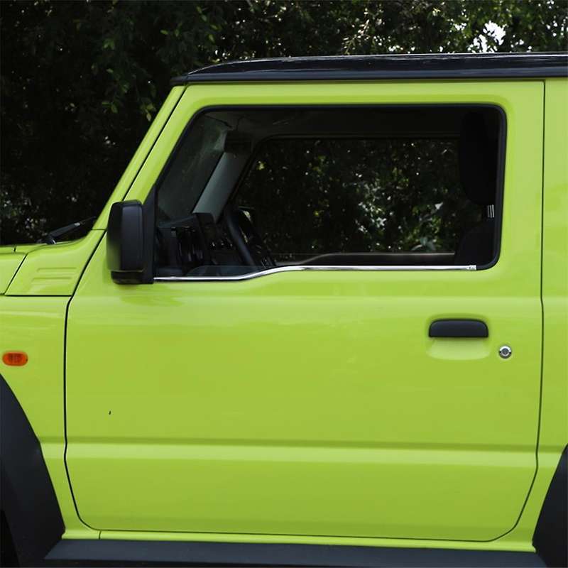 for Jimny Car Front Window Decoration Strips Trim for Jimny 2019 2020 2021 2022 Accessories , Chrome