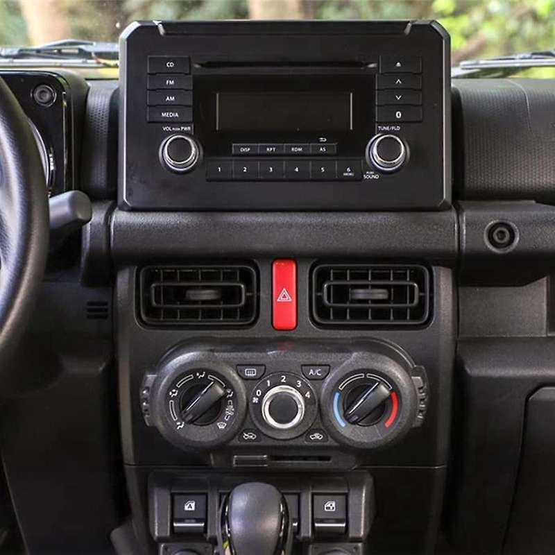 for JIMNY 2019-2021 Car Air Conditioning AC Knob Cover Trim Volume Decoration Ring Interior Accessor