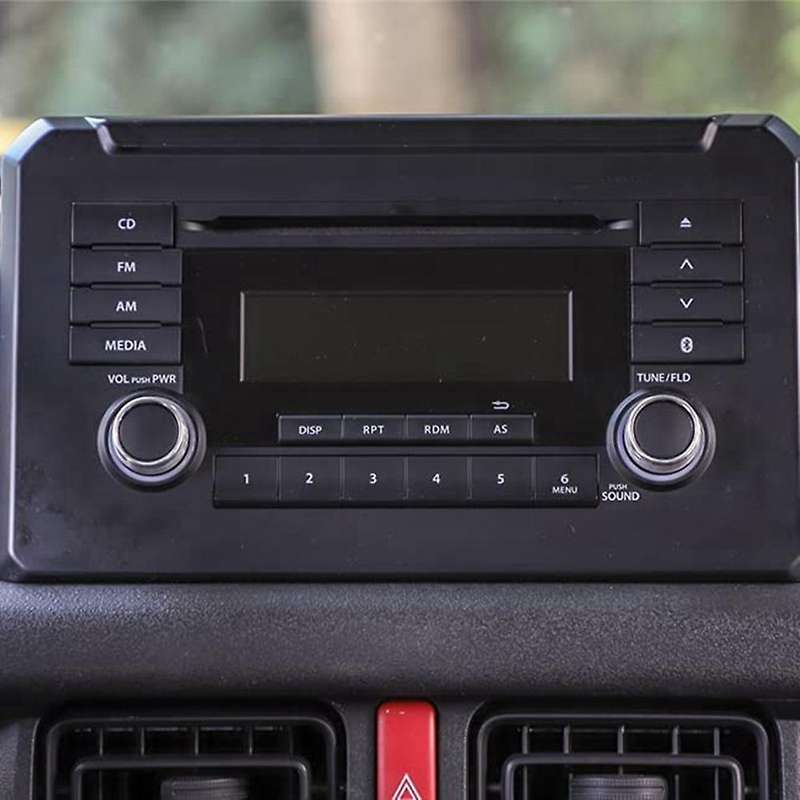 for JIMNY 2019-2021 Car Air Conditioning AC Knob Cover Trim Volume Decoration Ring Interior Accessor