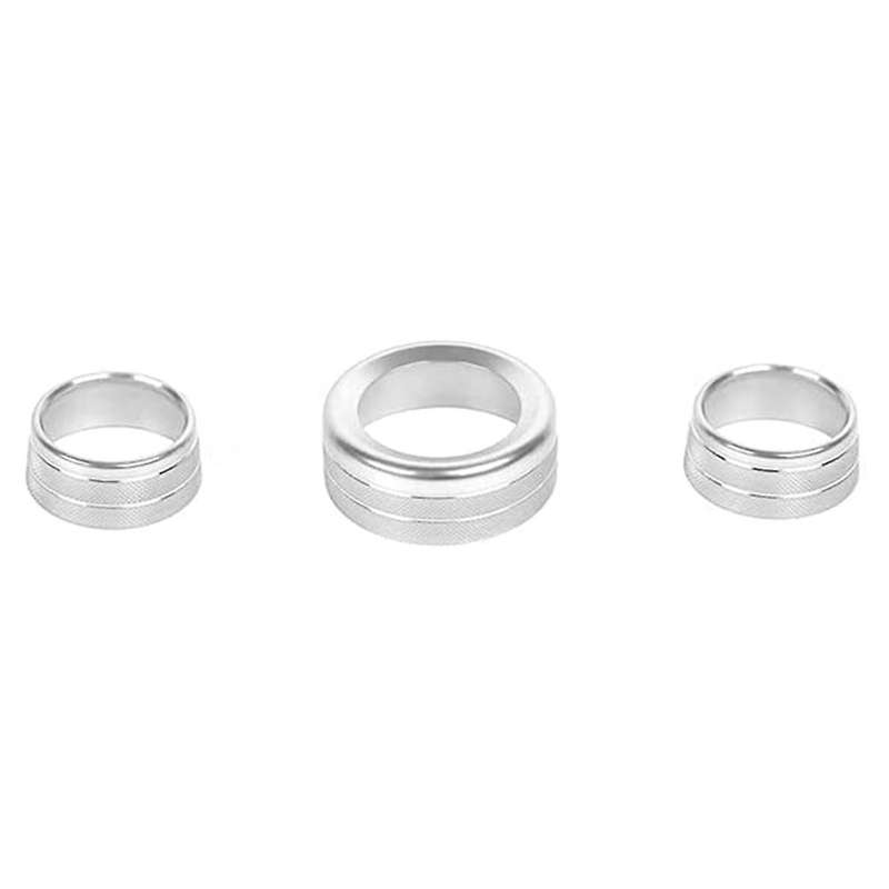 for JIMNY 2019-2021 Car Air Conditioning AC Knob Cover Trim Volume Decoration Ring Interior Accessor
