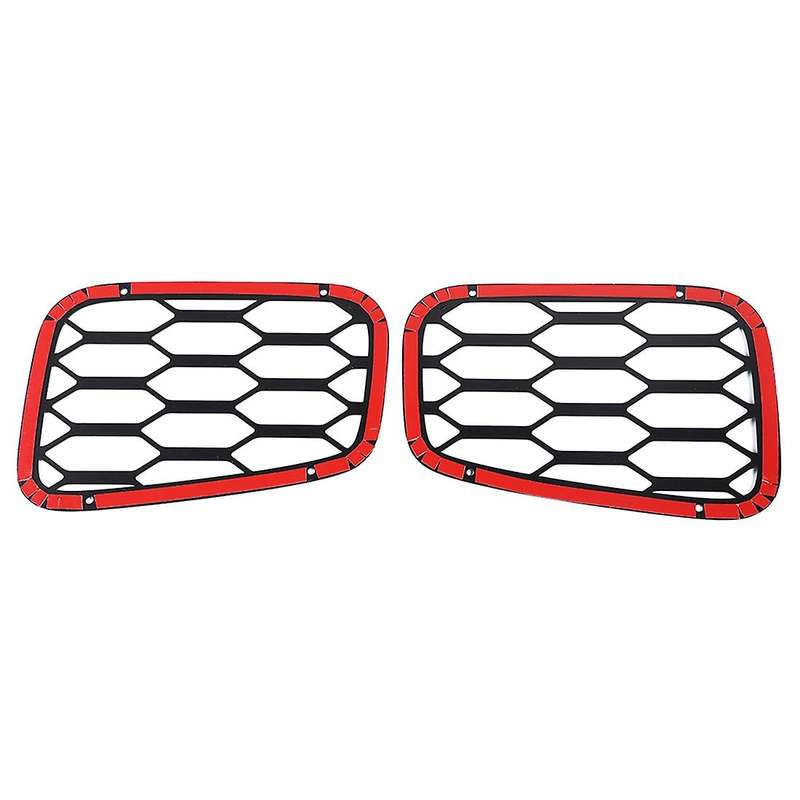 for Jimny Car Front Fog Light Lamp Decoration Cover Accessories for Jimny 2019 2020 2021, Black