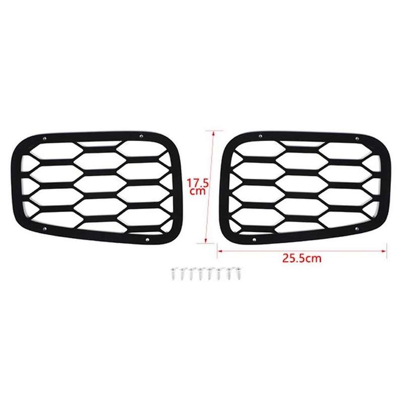 for Jimny Car Front Fog Light Lamp Decoration Cover Accessories for Jimny 2019 2020 2021, Black
