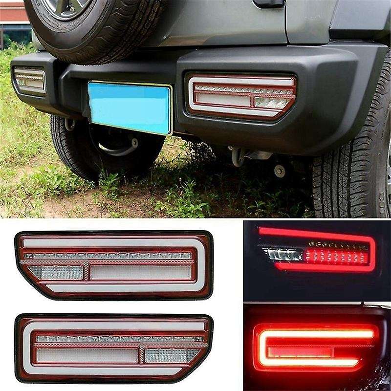 for Jimny JB64 JB74 2019-2023 Car LED Brake Turn Signal Tail Light Lamp Trim Replace Accessories ,Re