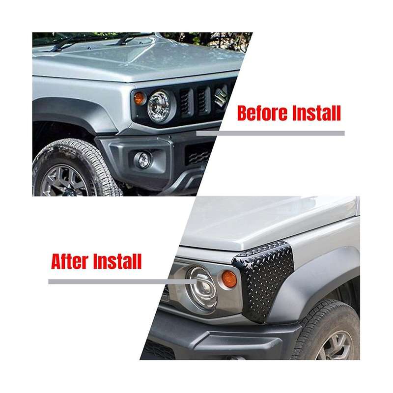 for Jimny Jb74 2019-2022 Front Rear Angle Wrap Decoration Guard Cover Trim Corner Sticker