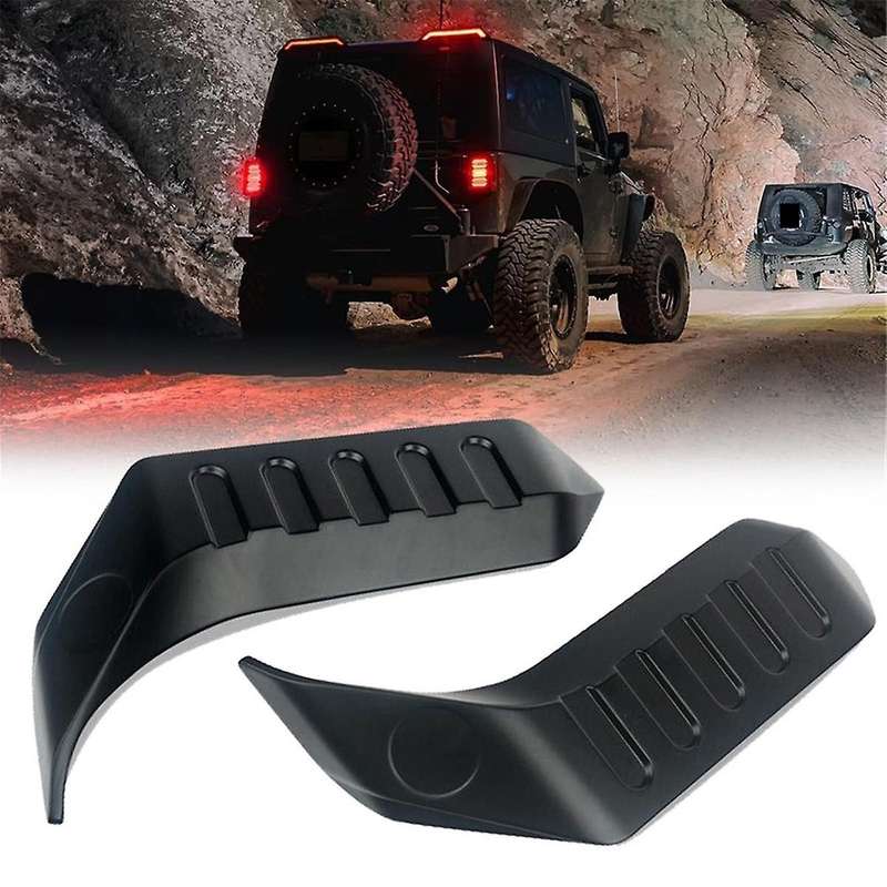 for JL 2007-2023 Rear Roof Light Spoiler Rear Side Splitter Top Flange Tail Wing, US Version