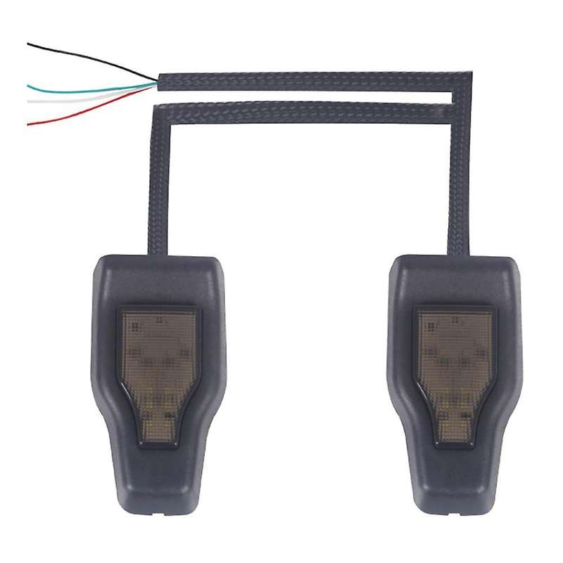for JL 2018-2021 Rear Window Glass Hinge Cover Trim LED Brake Tail Light Car Accessories