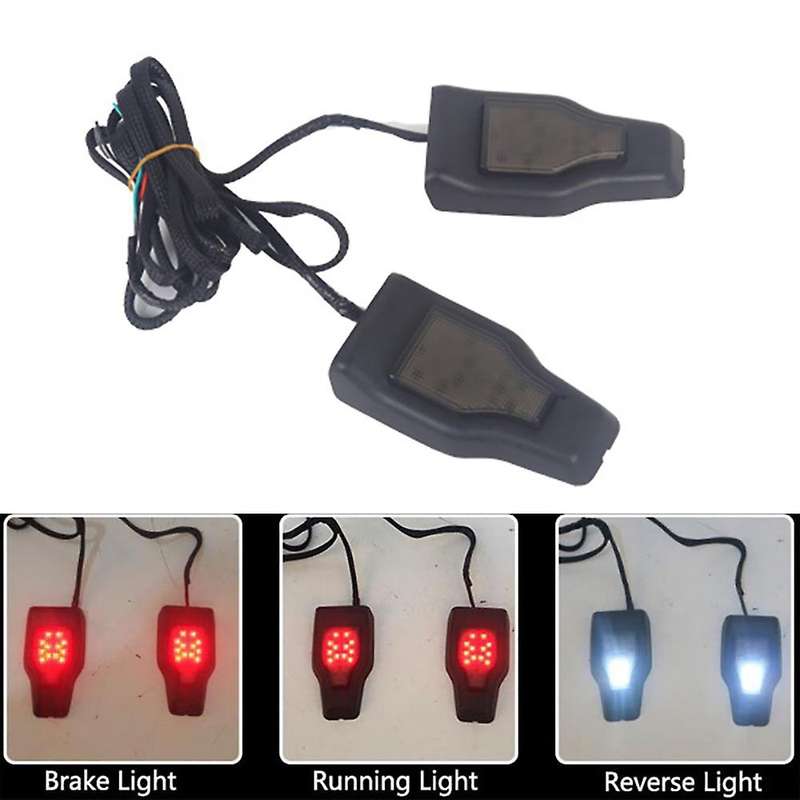 for JL 2018-2021 Rear Window Glass Hinge Cover Trim LED Brake Tail Light Car Accessories