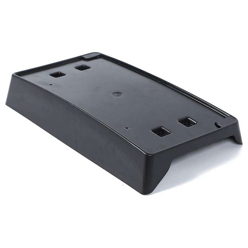 for JL Front License Plate Mounting Bracket for 2018-2020 Wrangler JL JLU & JT, ABS Black