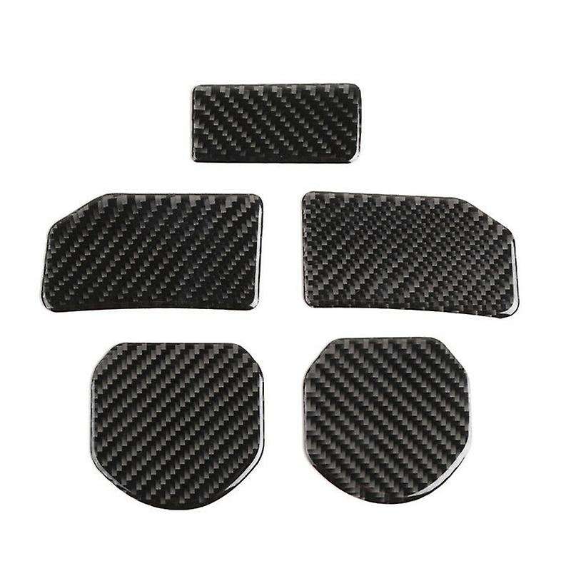 for JL 2018 2020 JT Sticker Car Interior Water Cup Holder Carbon Fiber Coaster Decal
