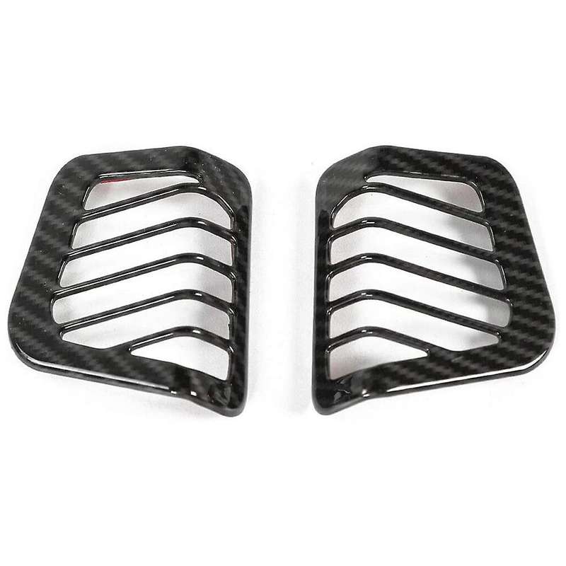 for JL JT 2018-2021 Car Interior Dashboard AC Air Outlet Vent Cover Trim Decor Accessories Carbon Fi