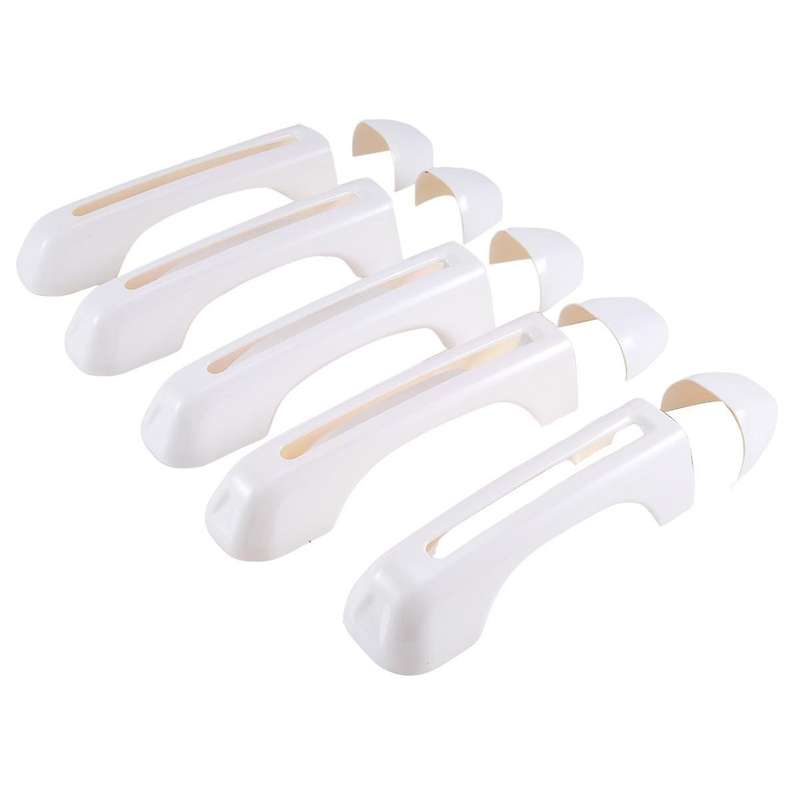 for JL 2018-2023 4-Doors Door Grab Handle Decorative Cover Trim Car Accessories ABS White