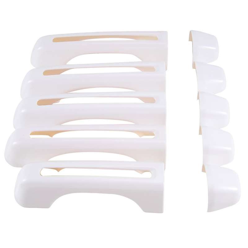 for JL 2018-2023 4-Doors Door Grab Handle Decorative Cover Trim Car Accessories ABS White