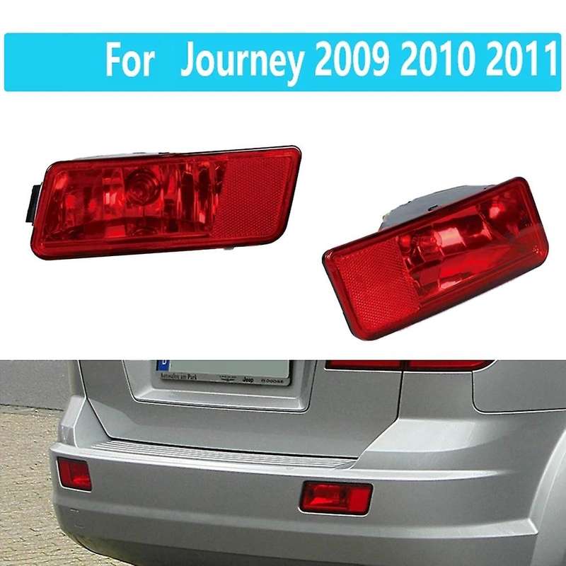 for Journey 2009 2010 2011 Rear Bumper Reflector Brake Light Warning with Bulb Right