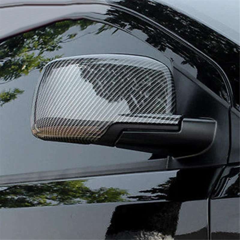 for Journey Jucv Freemont 2010-2013 Side Door Mirror Overlay Styling Rearview Mirror Cover Trim Carb