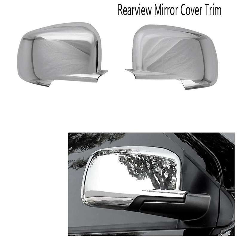 for Journey Jucv Freemont 2010-2013 Side Door Mirror Overlay Styling Rearview Mirror Cover Trim Chro
