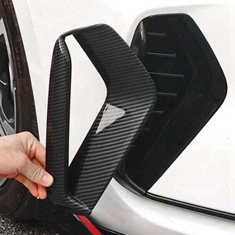 for K5 2020 2021 2022 ABS Carbon Fiber Car Front Fog Light Lamp Cover Trim Decor Frame Sticker Acces