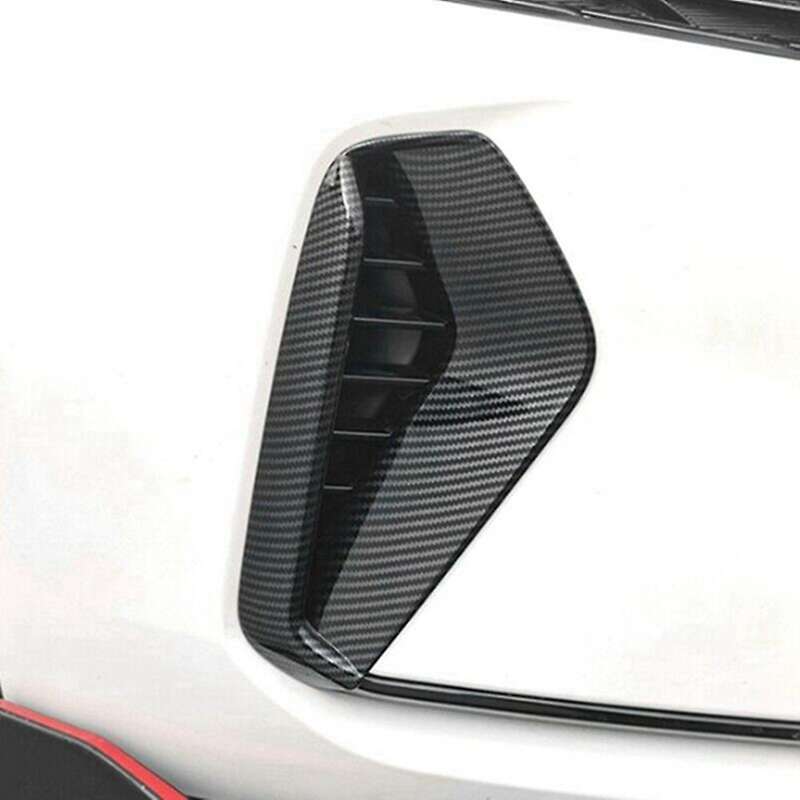 for K5 2020 2021 2022 ABS Carbon Fiber Car Front Fog Light Lamp Cover Trim Decor Frame Sticker Acces
