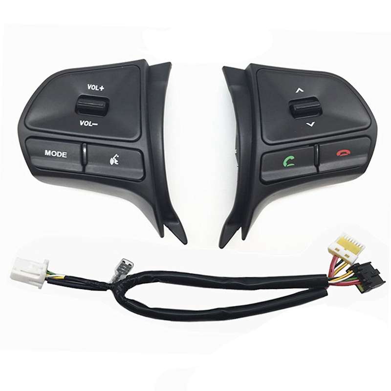 for K2 2011-2014 Multifunction Steering Wheel Control Button Audio Phone Volume Switch with Backlig