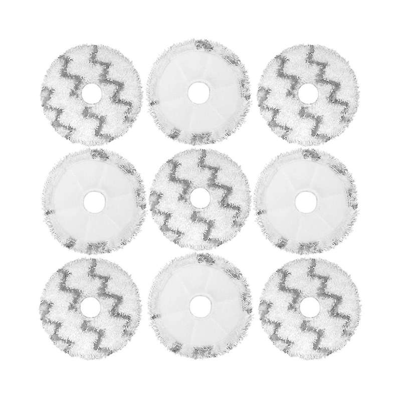 for K10 Pro Mop Cloth Cleaning Cloth Mop Pad Vacuum Cleaner Accessories 9pcs