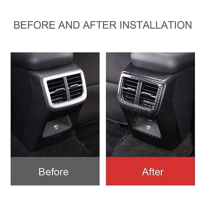 for K5 Dl3 2021 2022 2023 Car Rear Air Condition Vent Outlet Cover Trim Interior Accessories Abs Ca